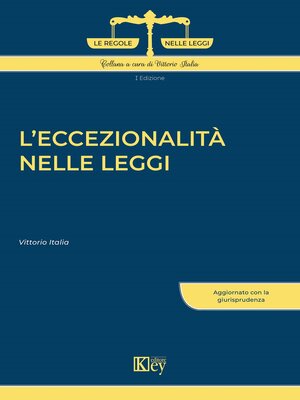 cover image of L'eccezionalità nelle leggi